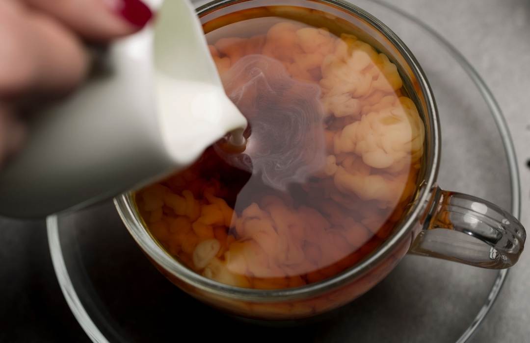 Té oolong con leche