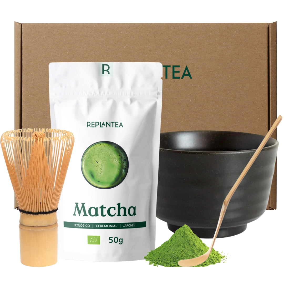 Pacote Inicial de Matcha com Tigela Preta