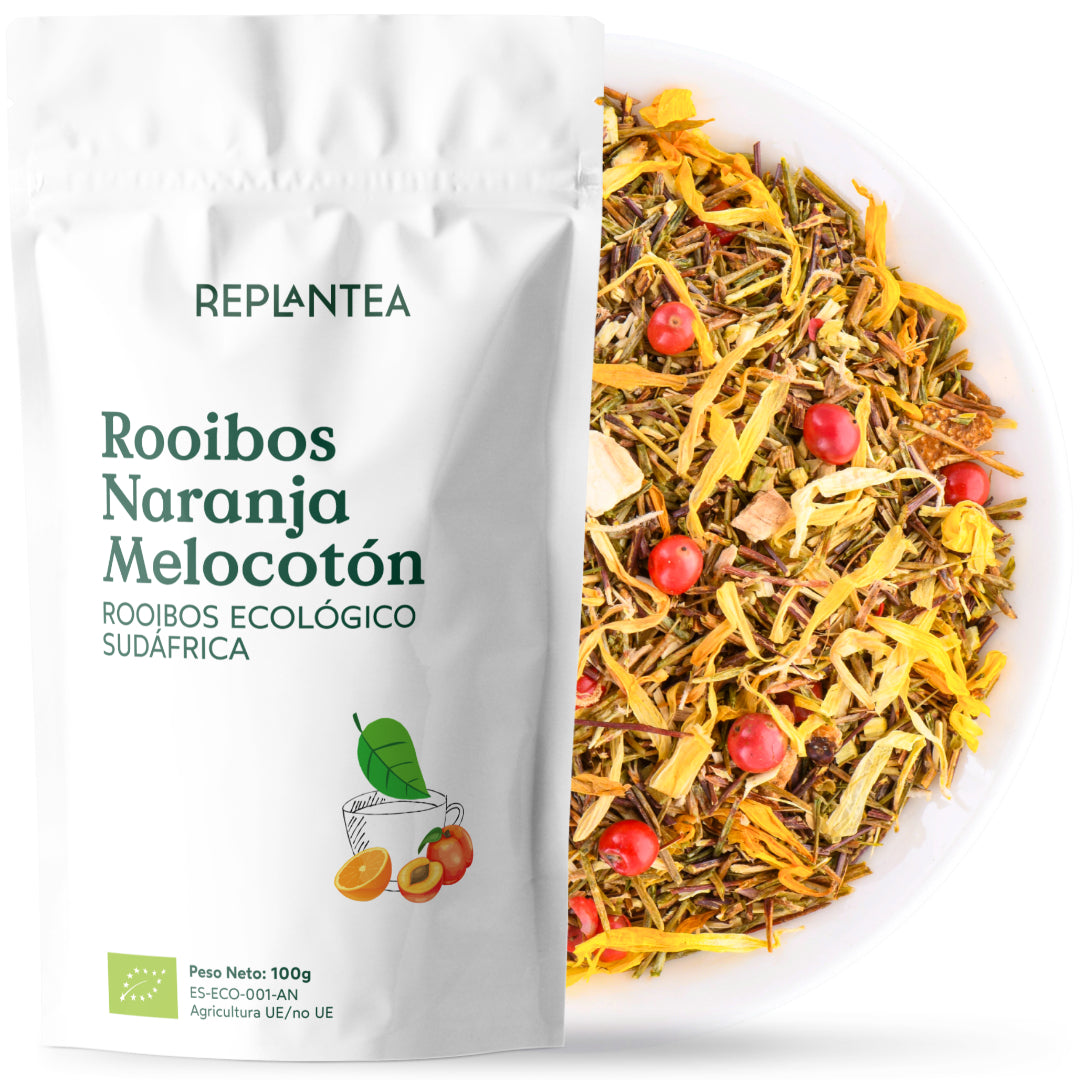 Rooibos Orgânico Laranja Pêssego 100g