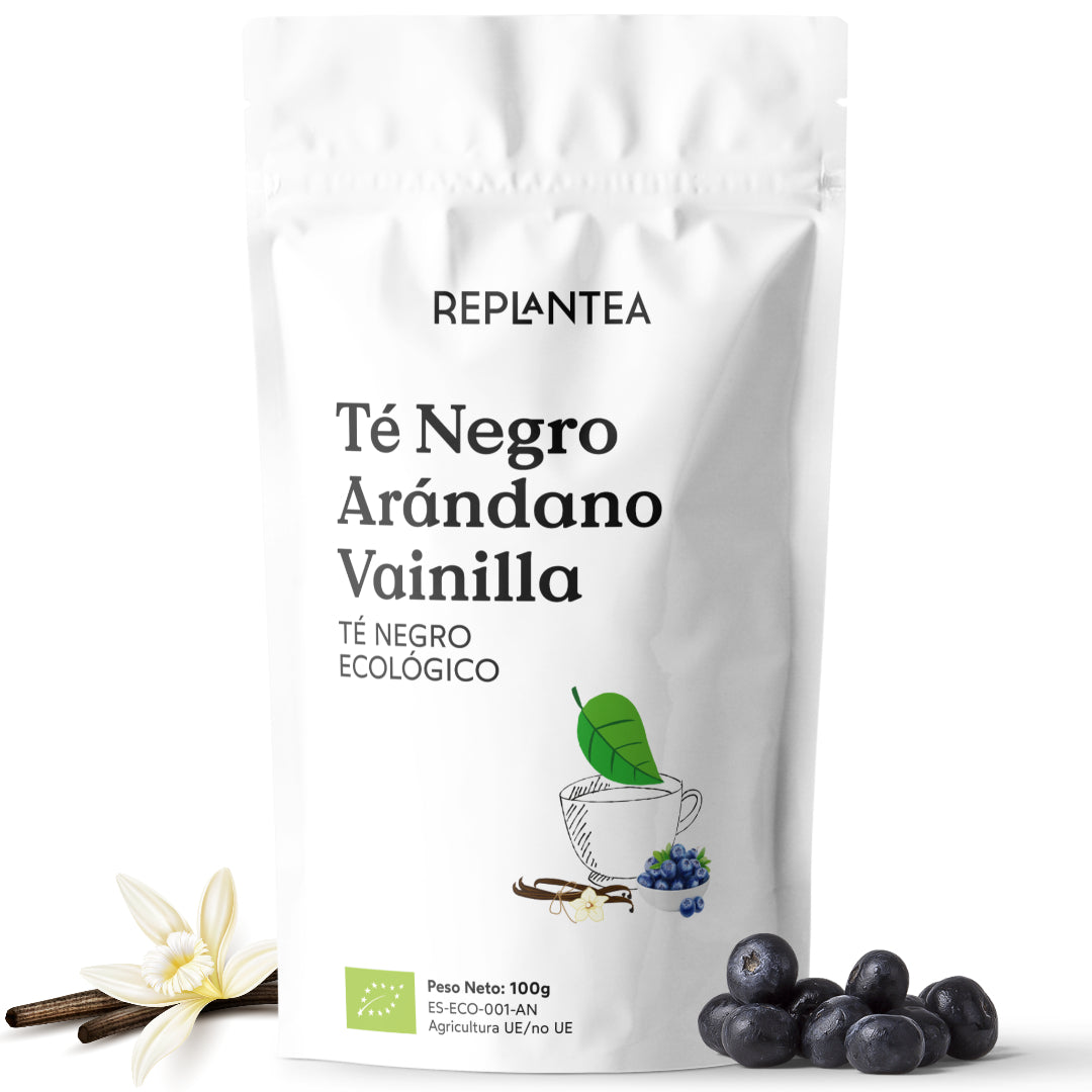 Organic Blueberry Vanilla Black Tea 100g