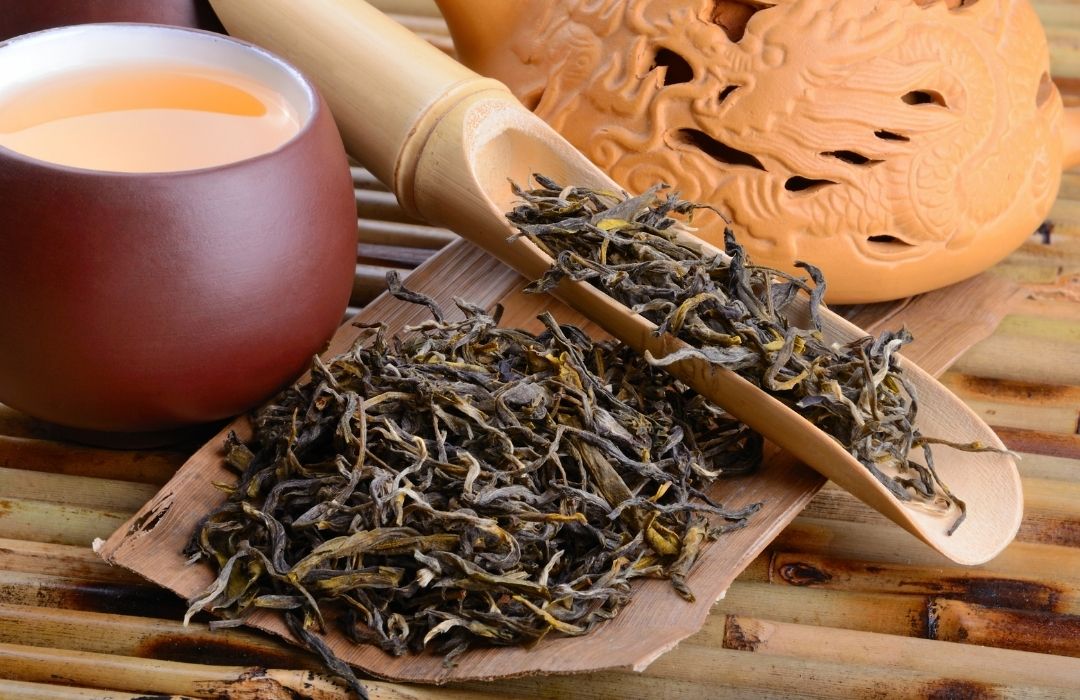 Té azul o té oolong
