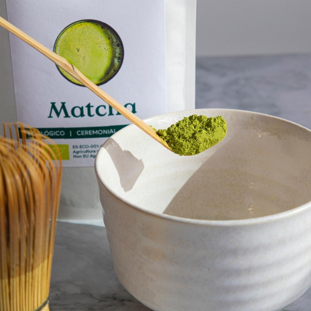 Bowl cerámica japonesa para Matcha blanco