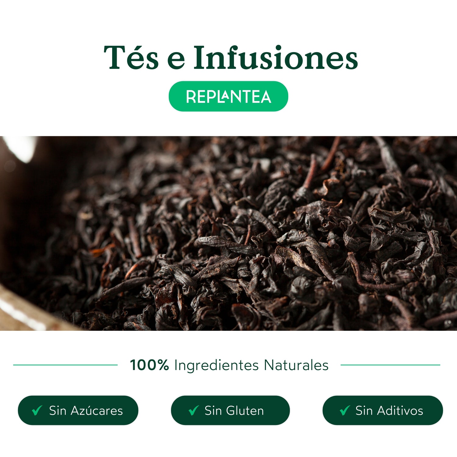 Té Negro Desteinado/Sin Teína Ecológico 100g
