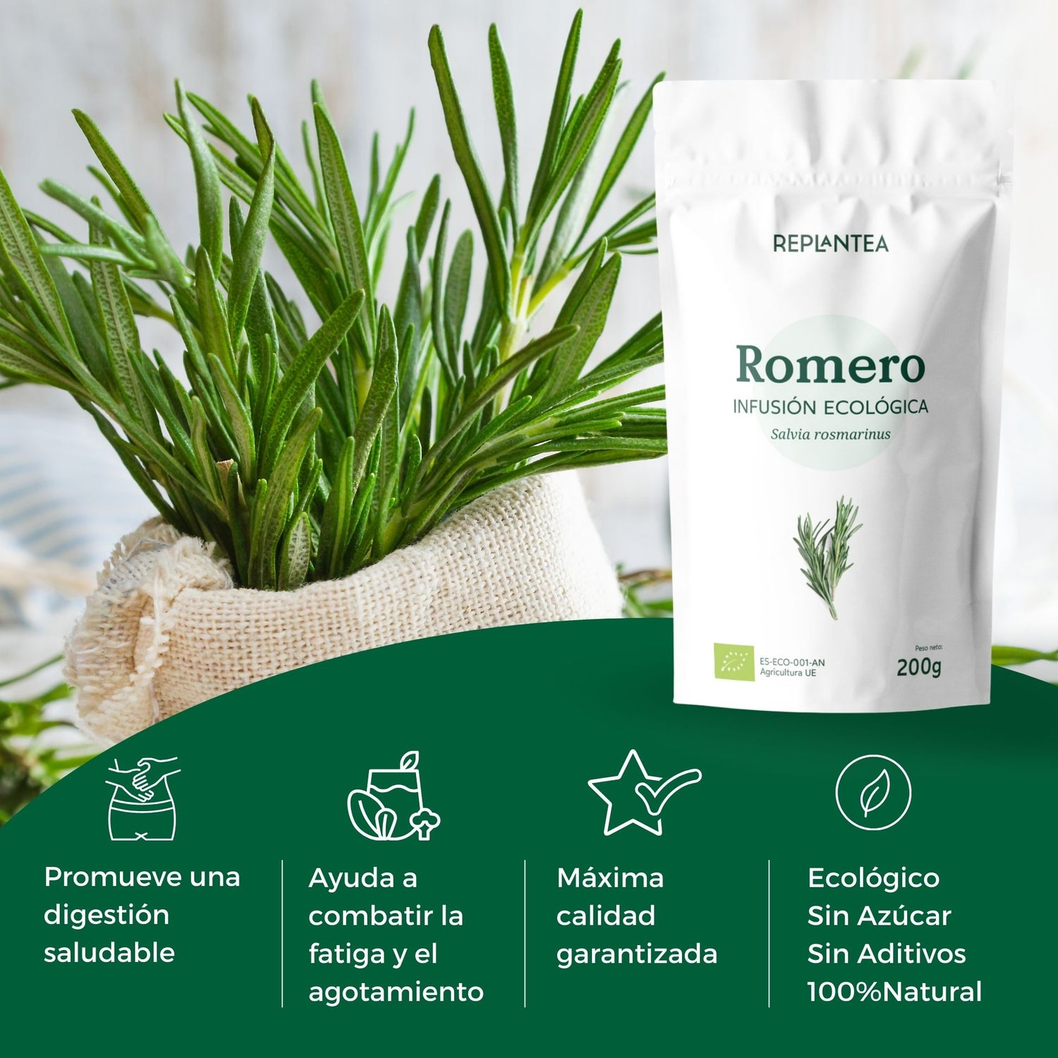 Infusión de Romero Ecológica 200g