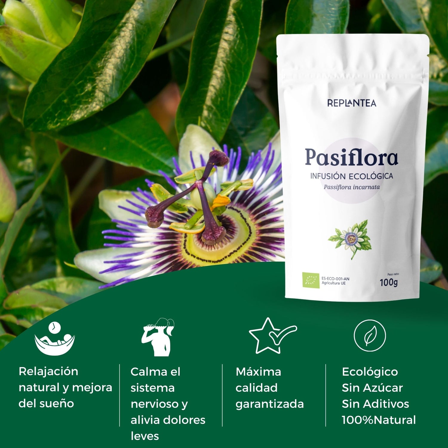 Infusión de Pasiflora Ecológica 100g