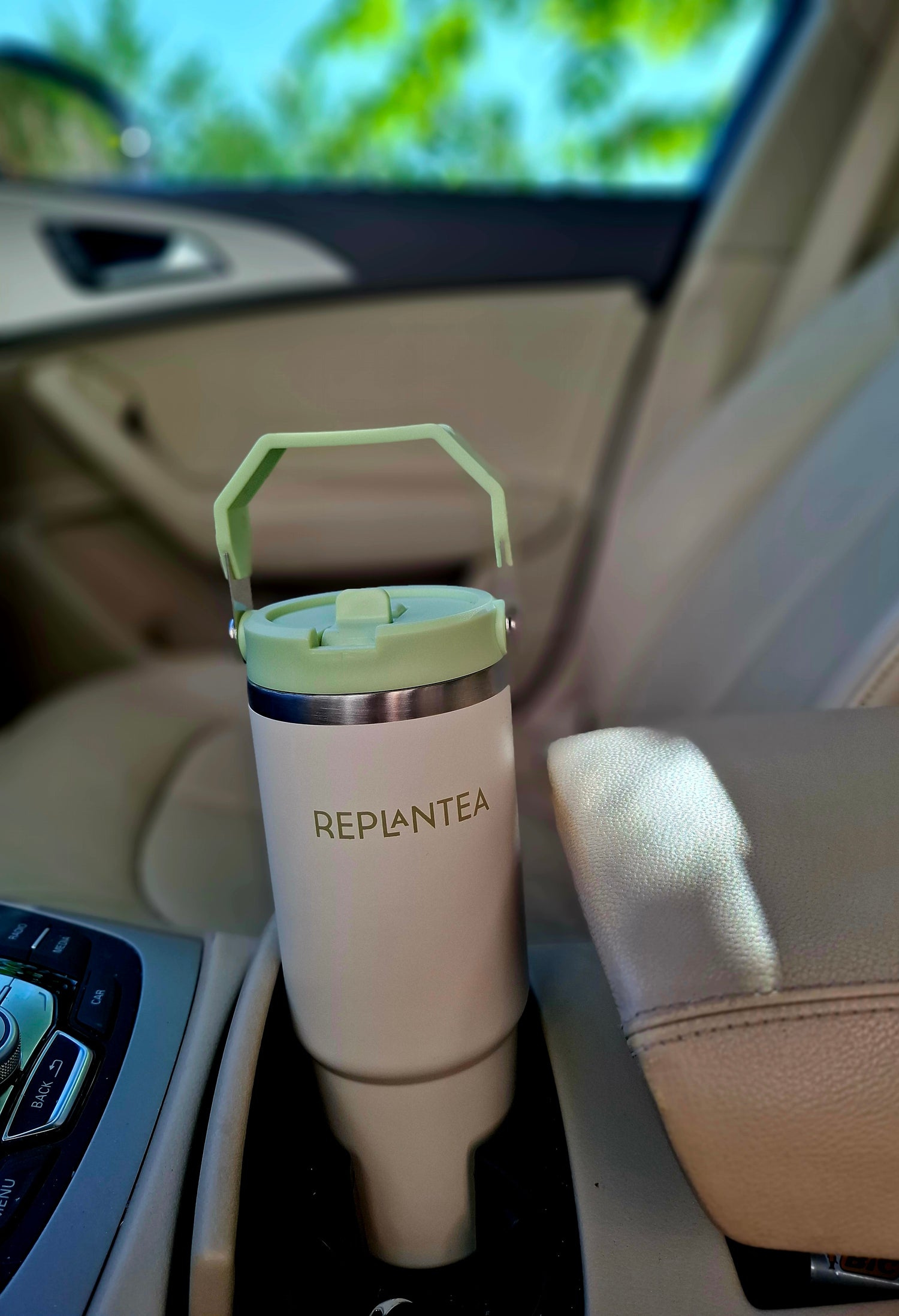 Termo Tumbler REPLANTEA - Botella con Pajita 890 ml