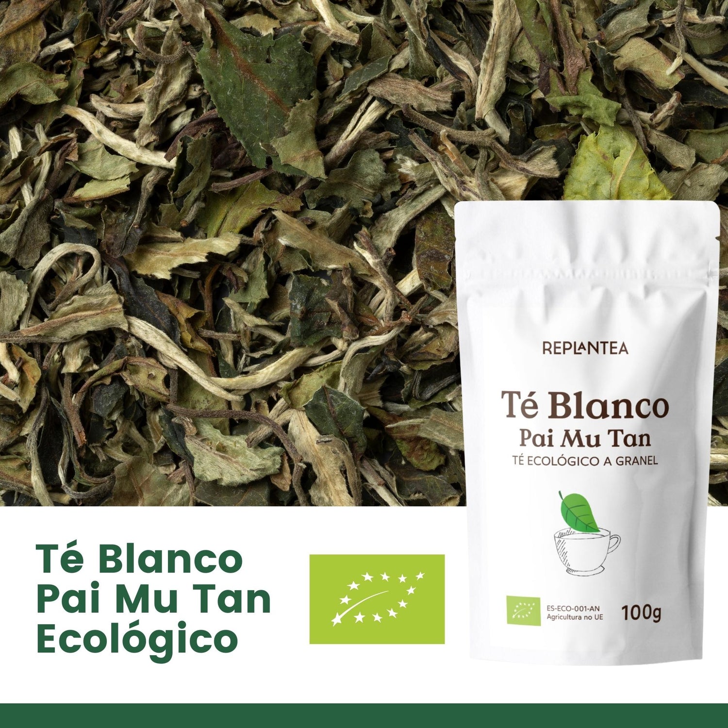 Té Blanco Pai Mu Tan Ecológico 100g