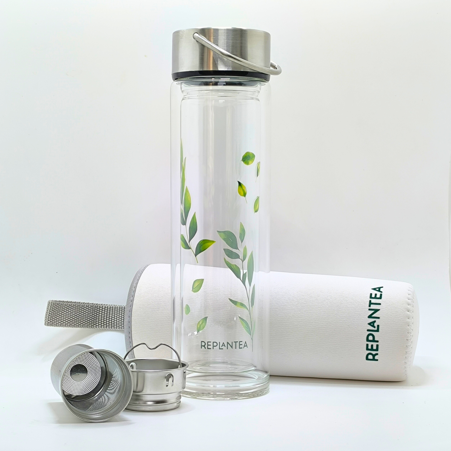 Camellia Replantea 400ml Glass Thermos