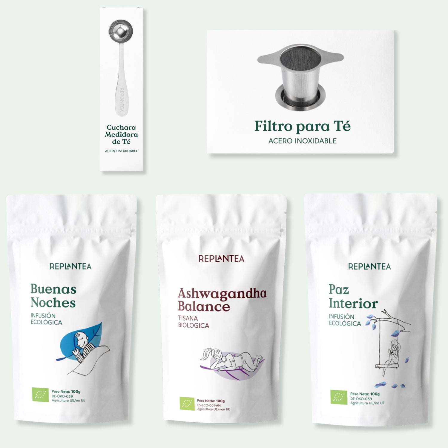 Pacote de Infusões Relaxantes Orgânicas