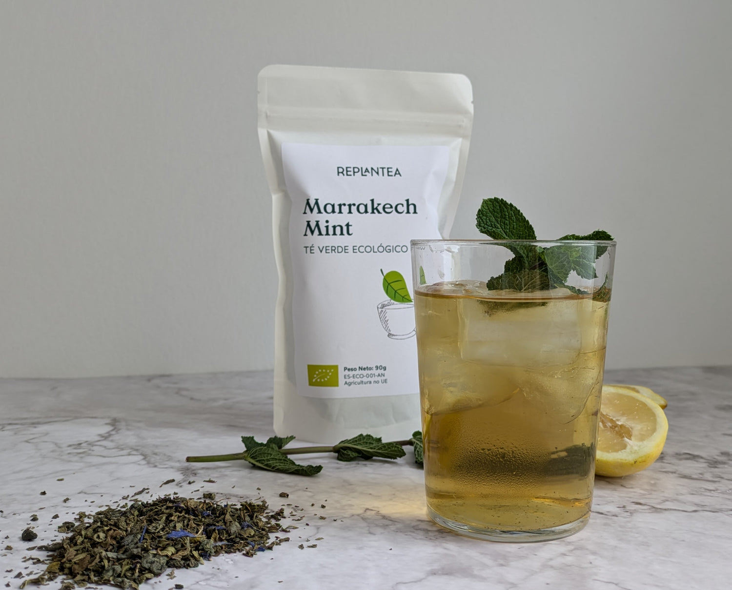 Chá Verde Marrakech Mint Orgânico 90g