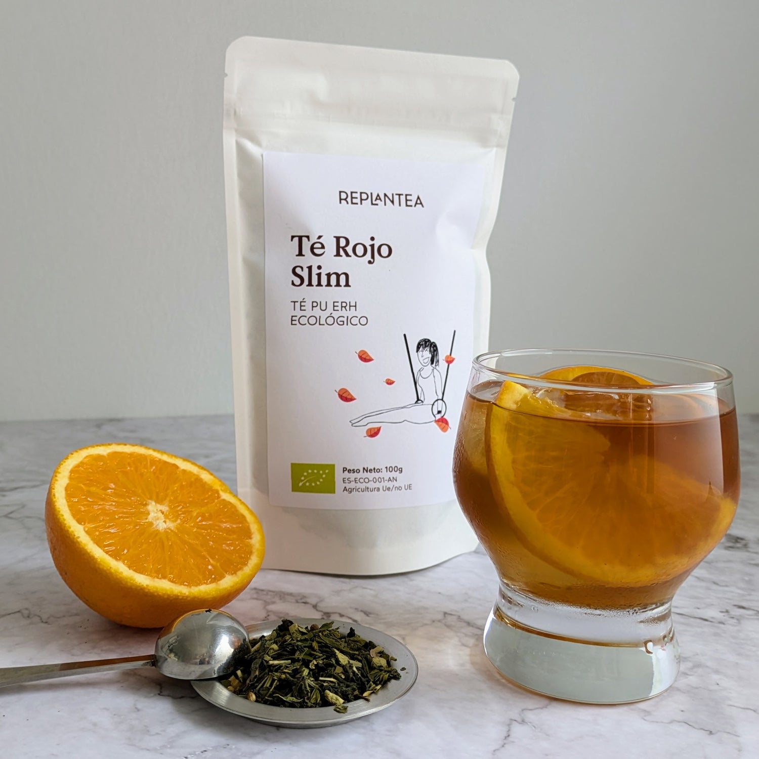 Chá Vermelho Pu Erh Slim Ecológico 100g