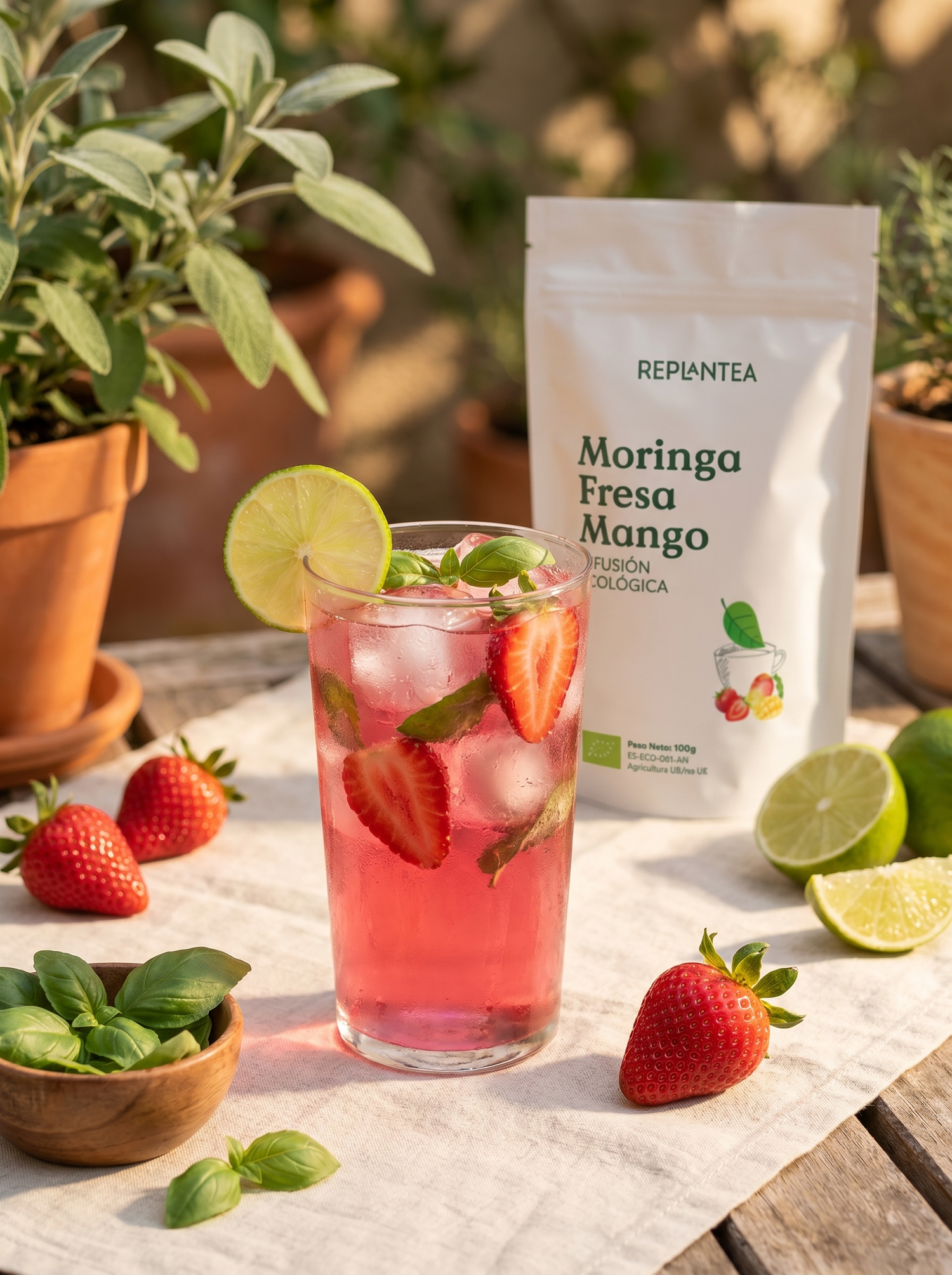 Infusão Orgânica de Moringa e Manga 100g