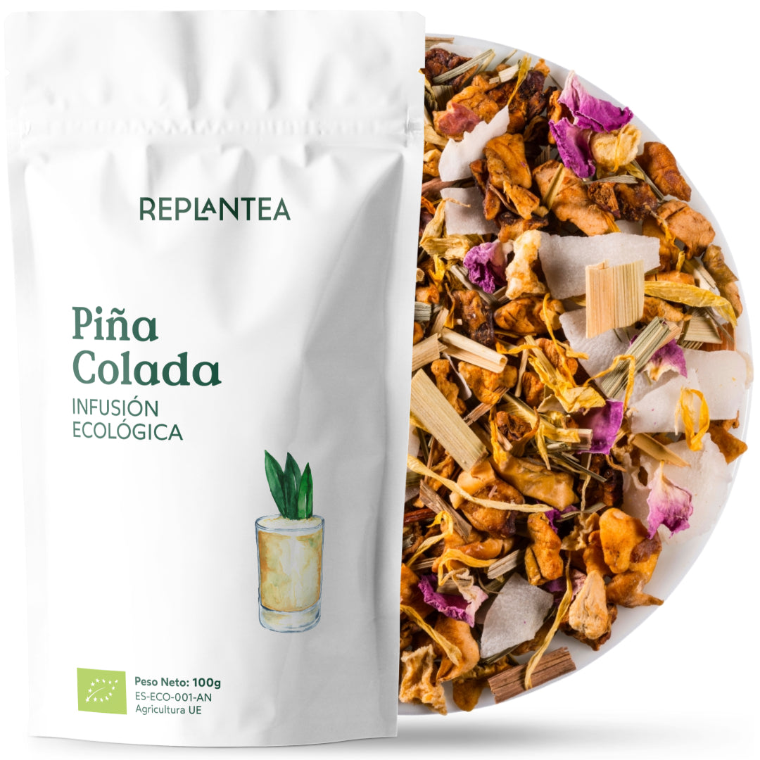 Comprar Infusión Piña Colada Ecológica 100g | REPLANTEA®