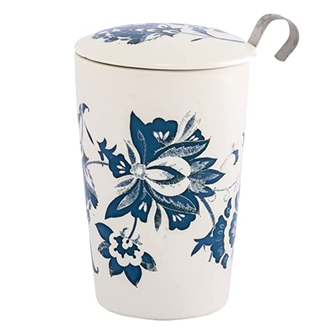 Mandala Ebony Double Walled Porcelain Mug