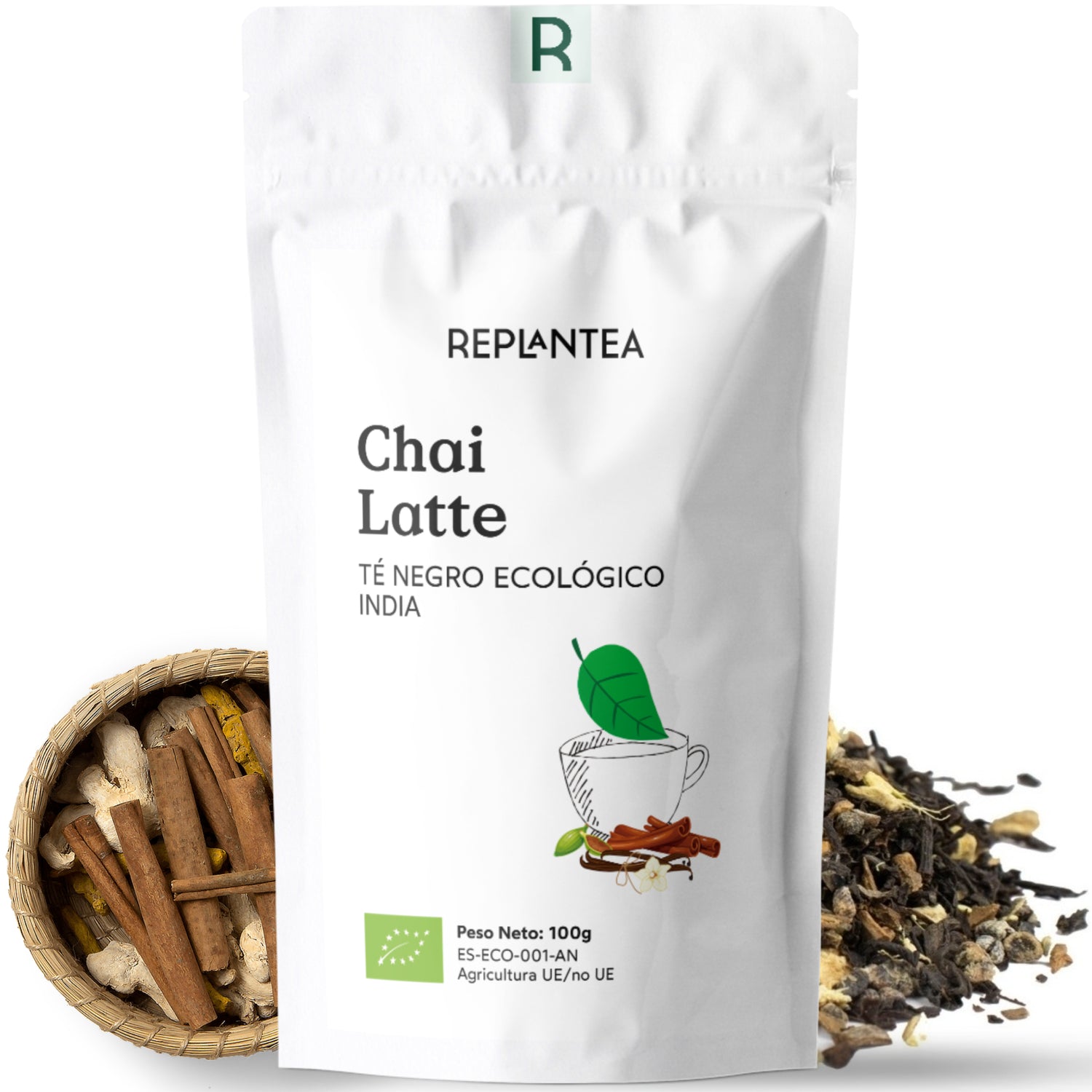 Chá Chai Latte Orgânico 100g