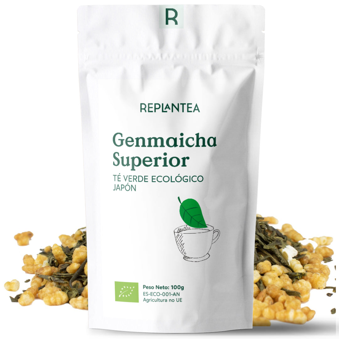 Chá Verde Genmaicha Orgânico 100g